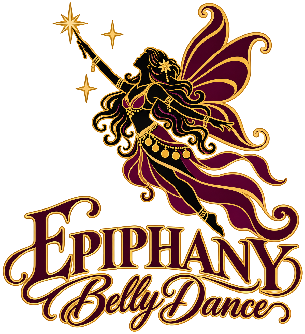 Epiphany Belly Dance — Fairy dancer logo